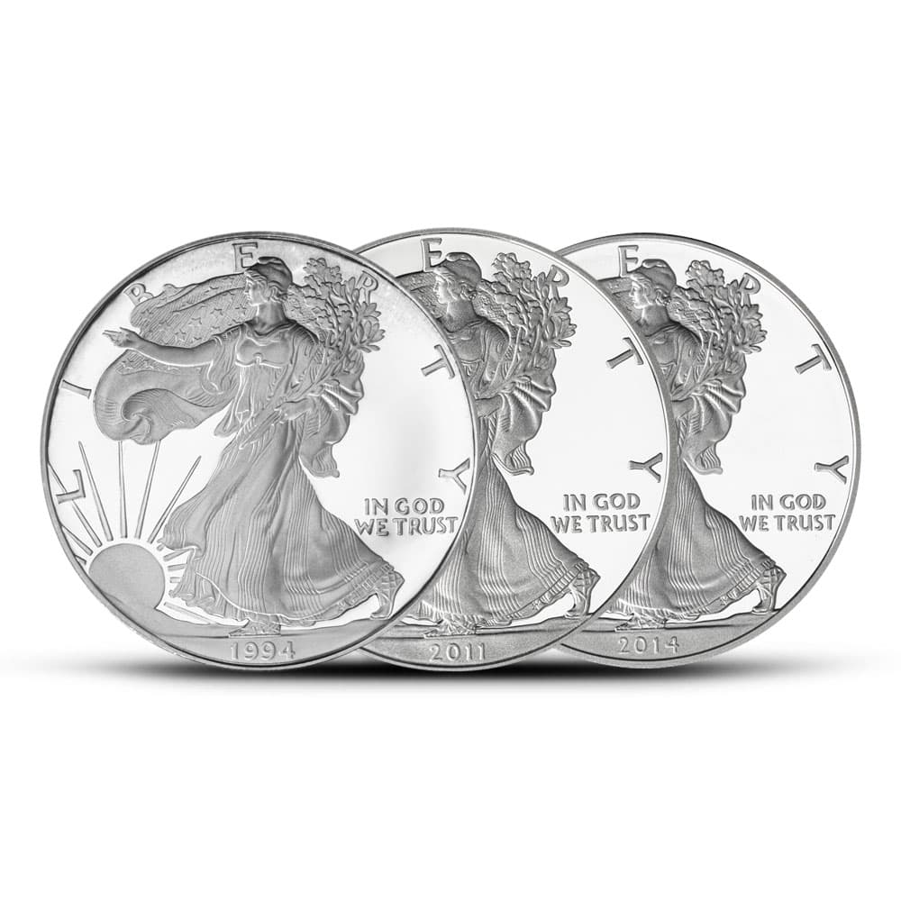 1 oz Proof American Silver Eagle Coin (Random Year, Box + CoA)