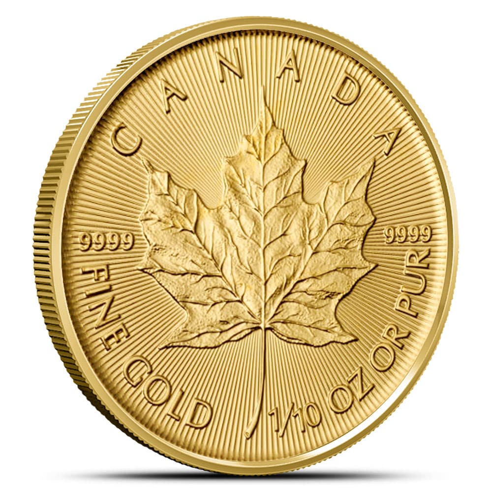 2017 1/10 oz Canadian Gold Maple Leaf Coin (BU)