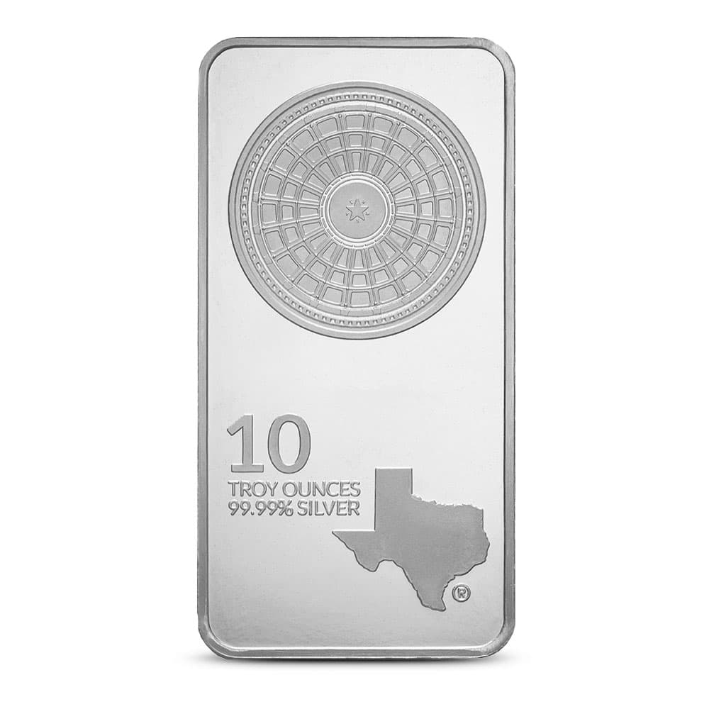 10 oz Texas Mint Silver Bar (New)