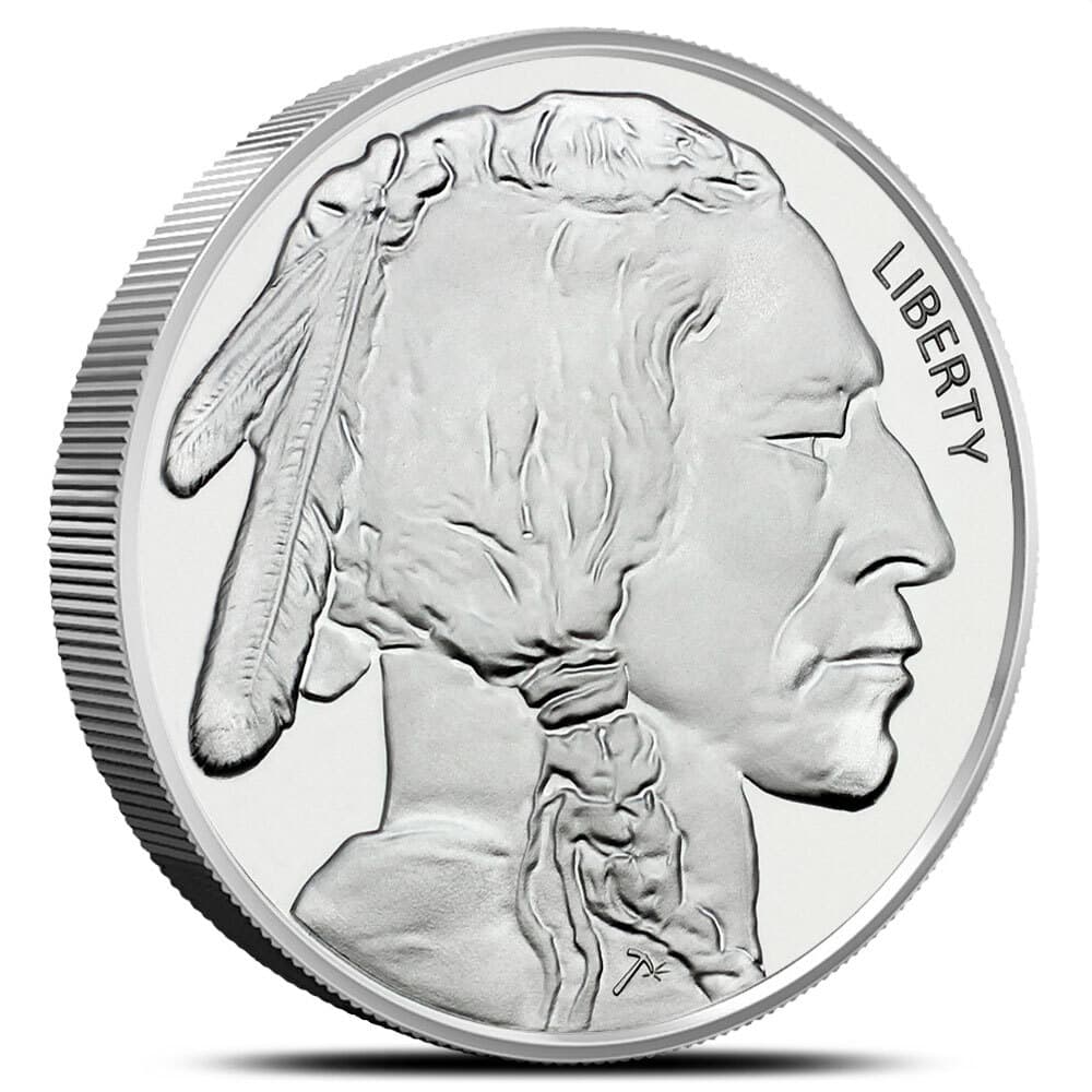 5 oz SilverTowne Buffalo Silver Round (New)