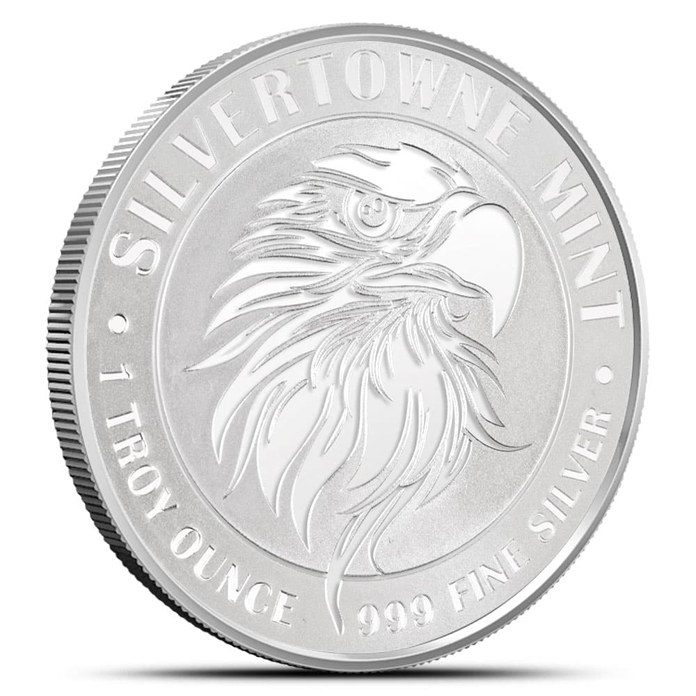 1 oz SilverTowne Mighty Eagle Silver Round (New)