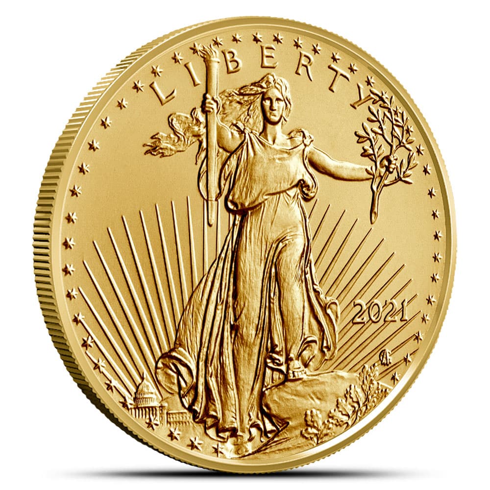 2021 1/4 oz American Gold Eagle Coin (Type 2)