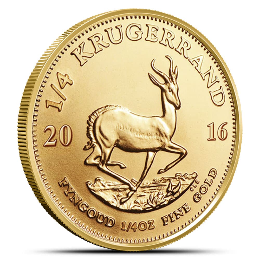 1/4 oz South African Gold Krugerrand Coin (Random Year)