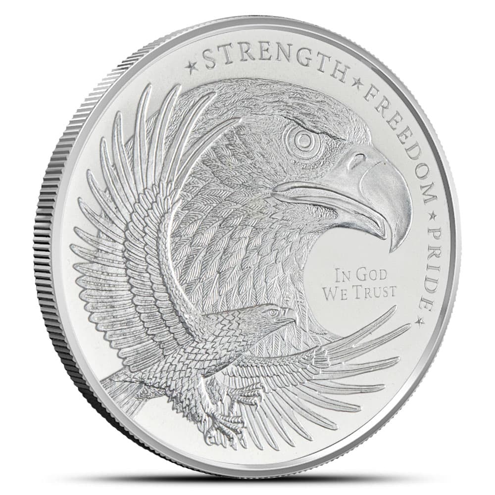 1/2 oz GSM Eagle Silver Round (New)