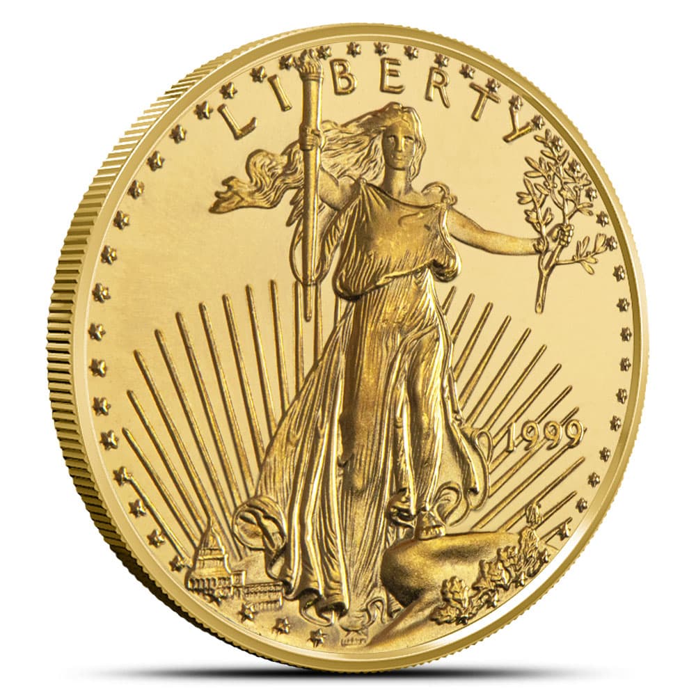 1999 1/10 oz American Gold Eagle Coin