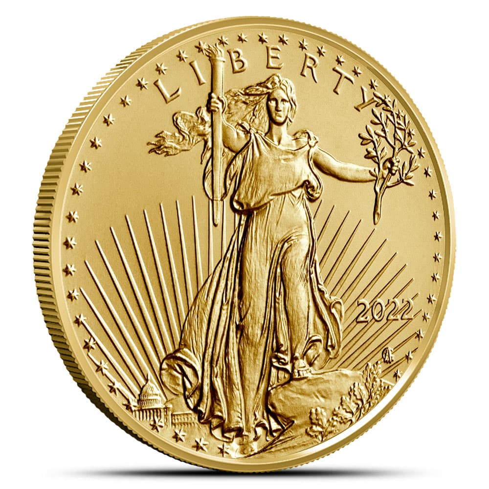 2022 1/4 oz American Gold Eagle Coin (BU)