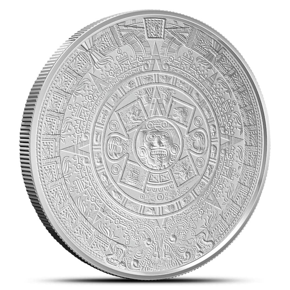 1/2 oz Aztec Calendar Silver Round