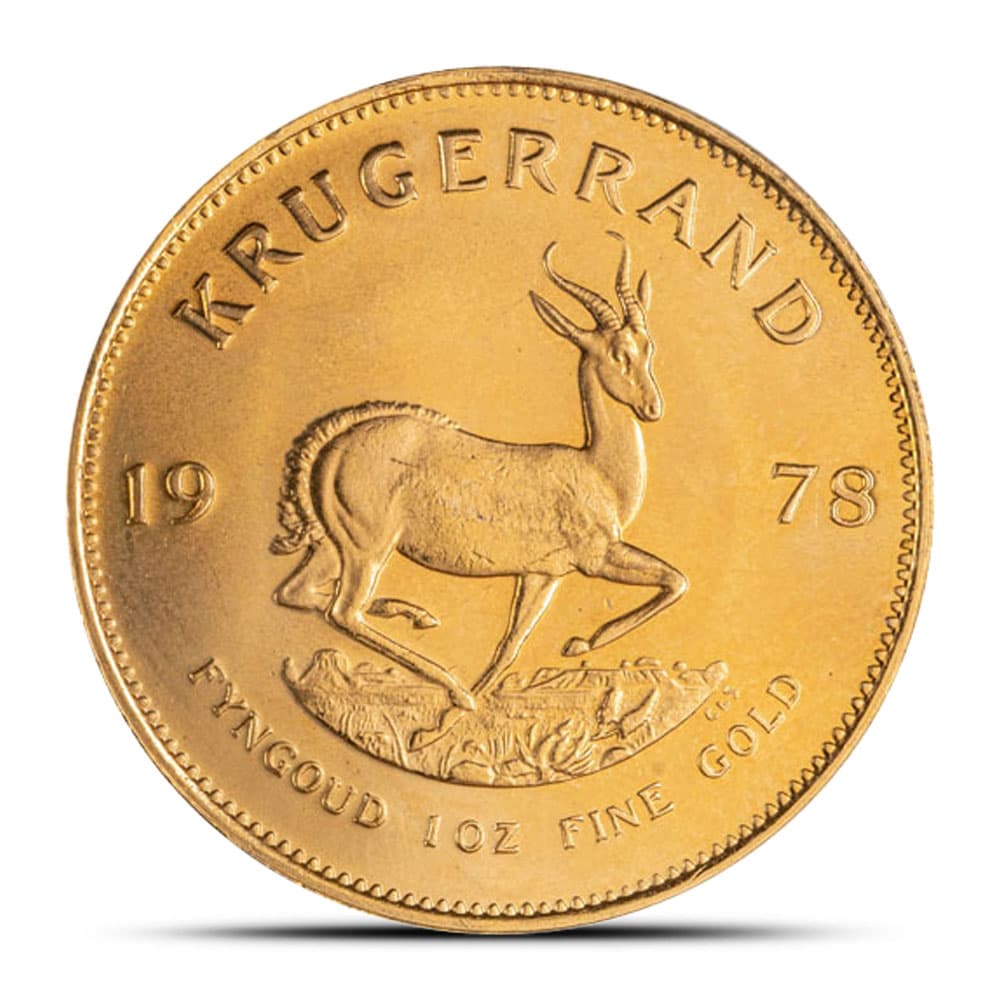 1978 1 oz South African Gold Krugerrand Coin