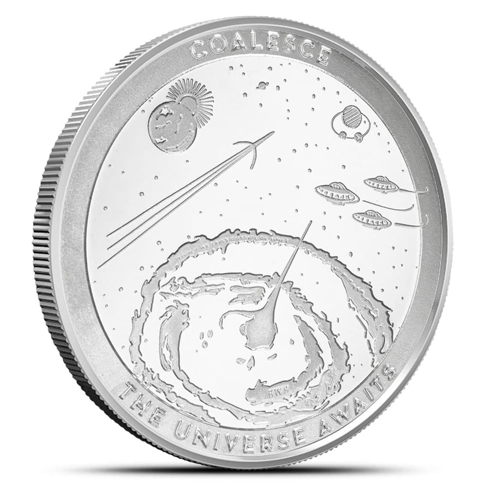 1 oz Coalesce Silver Round (Envision Series #4, New, Proof-Like)