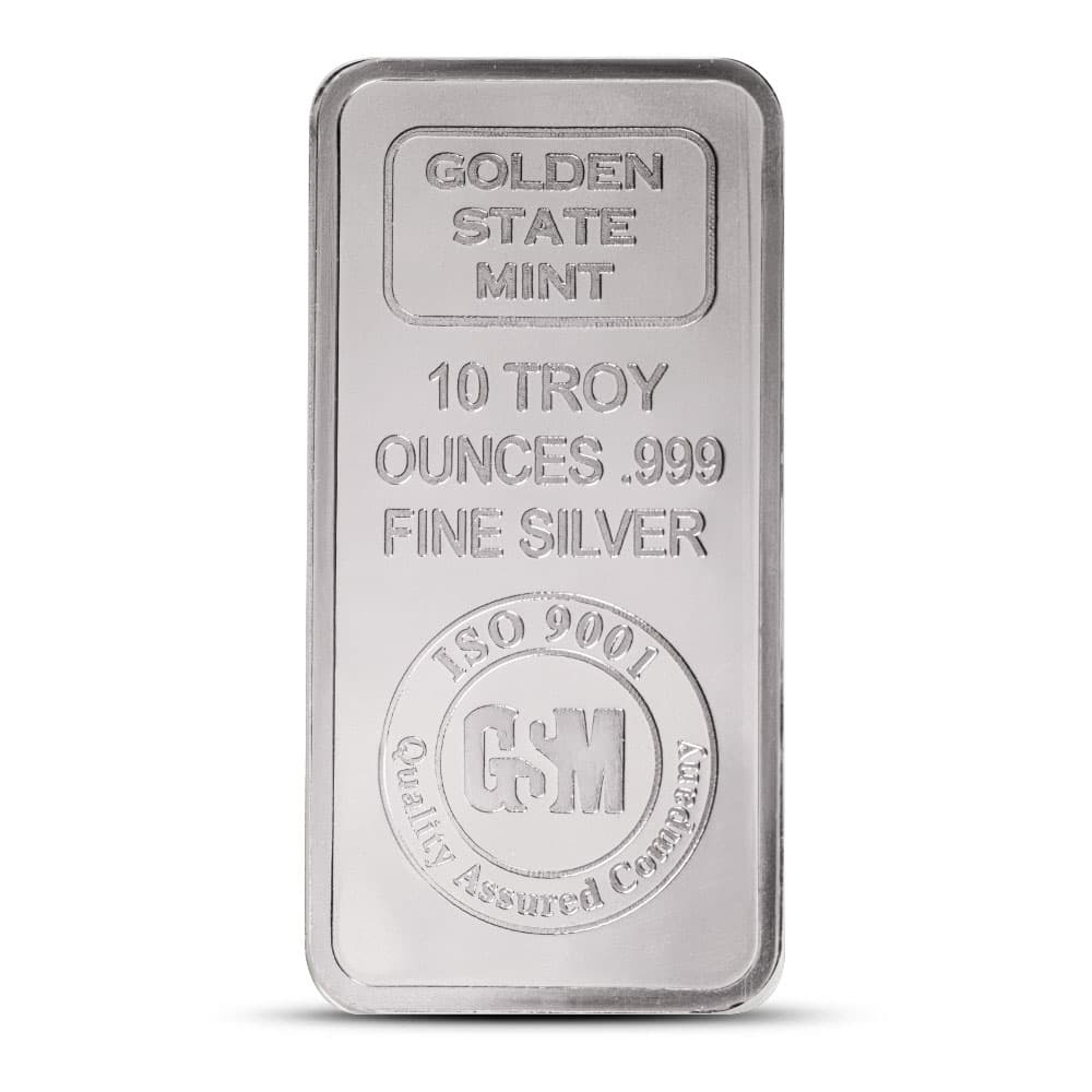 10 oz GSM Silver Bar (New)