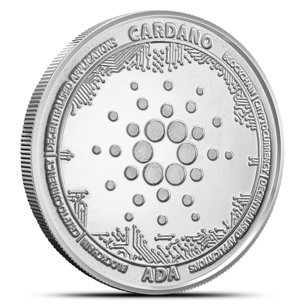 1 oz Crypto Commemorative Cardano Silver Round (New)