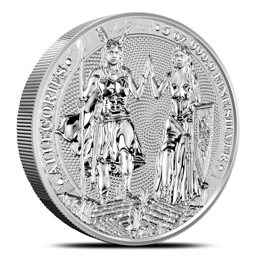 2023 5 oz Germania The Allegories Galia & Germania Silver Round (Capsule + CoA)