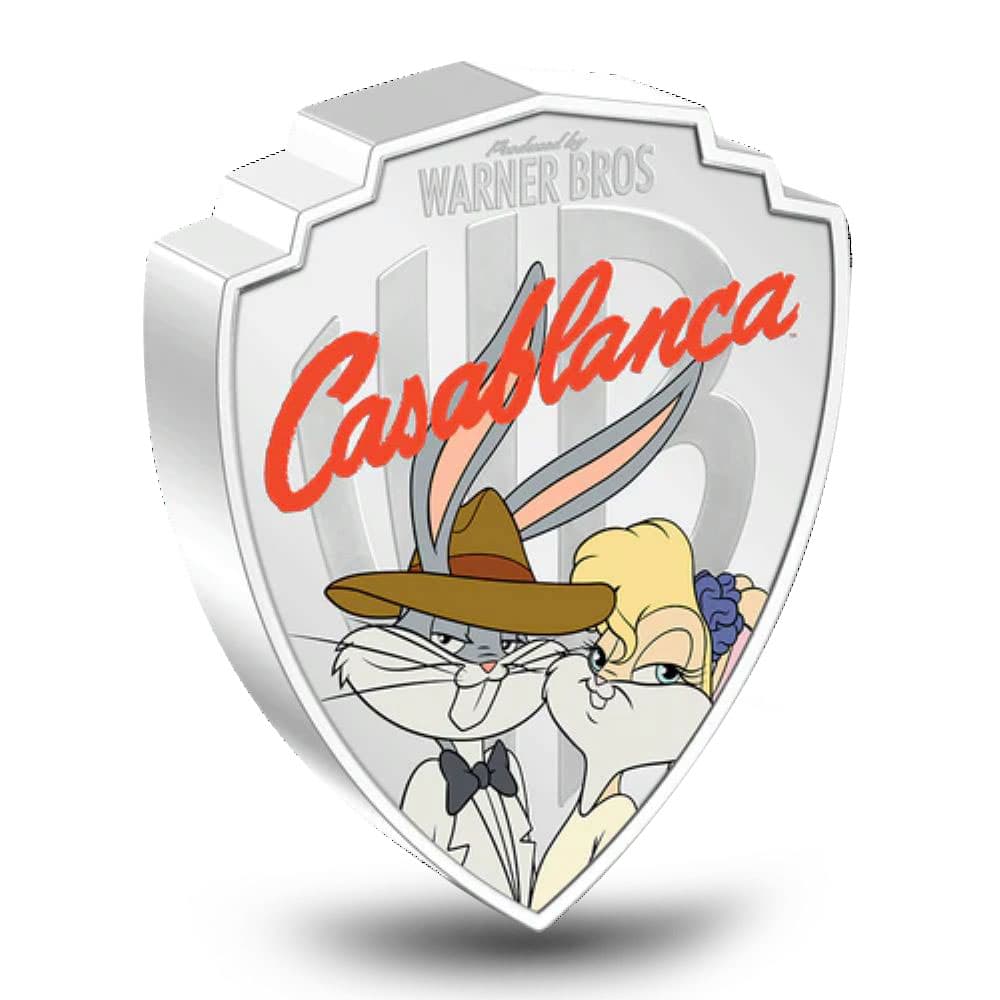 2023 2 oz Colorized Niue Silver Warner Brothers Looney Tunes Mashup Casablanca Coin