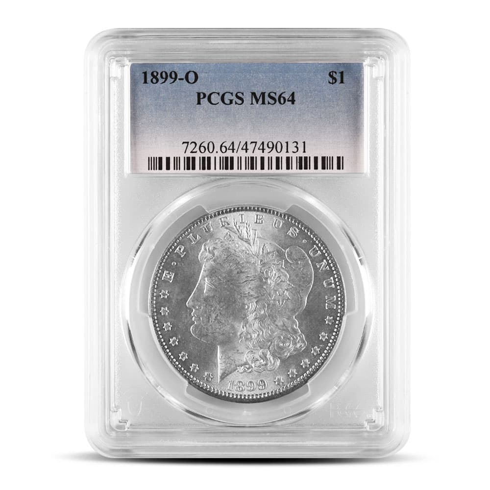 1899-O Morgan Silver Dollar Coin PCGS MS64