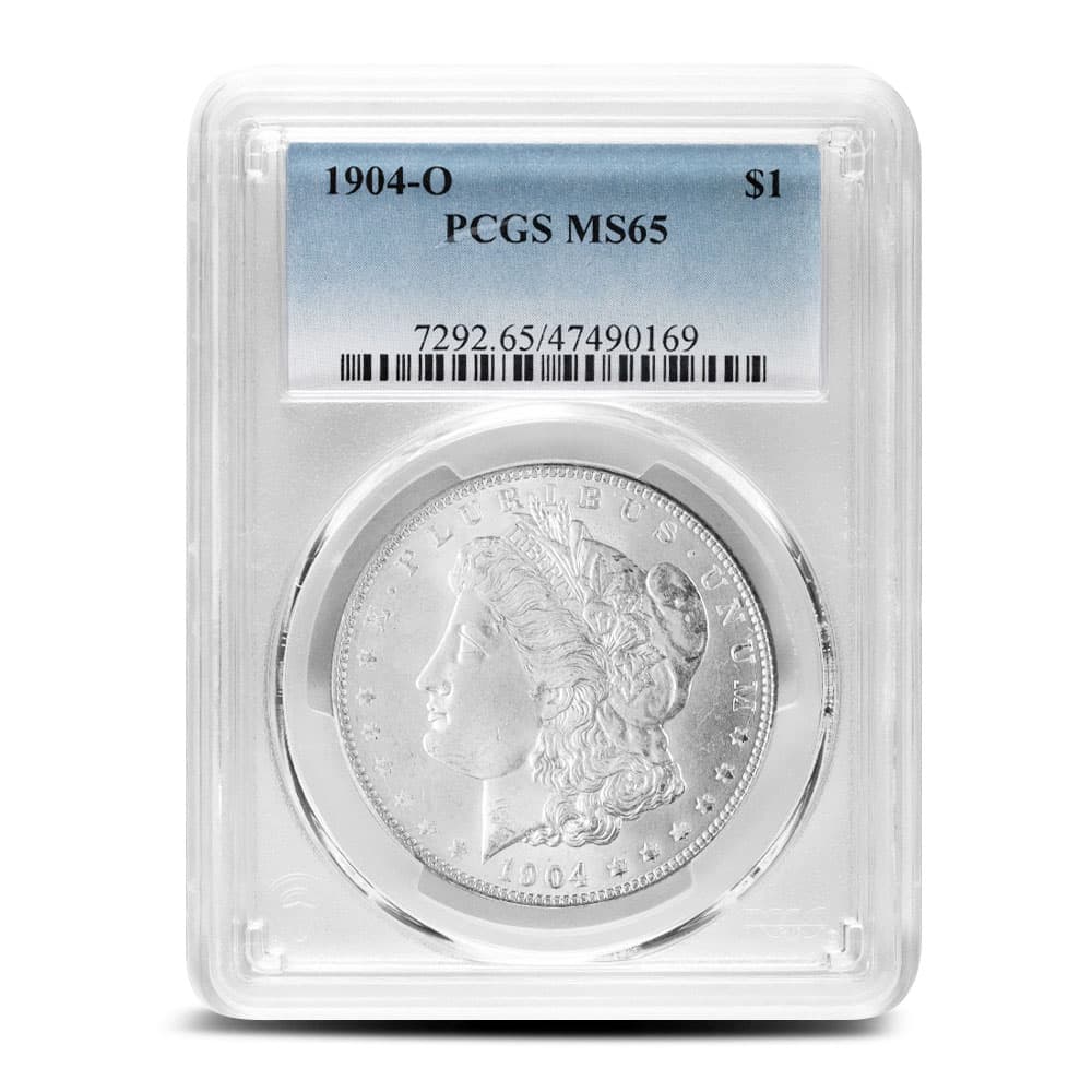 1904-O Morgan Silver Dollar Coin PCGS MS65