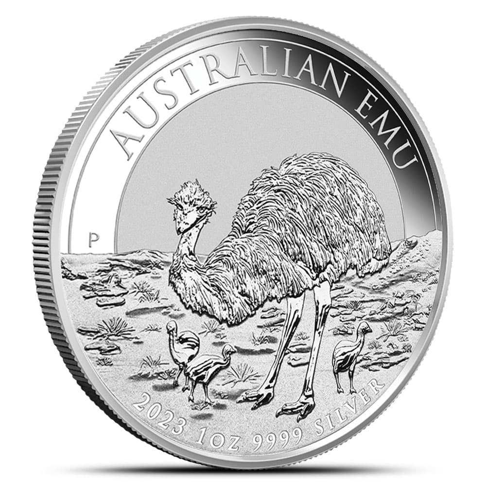 2023 1 oz Australian Silver Emu Coin (BU)