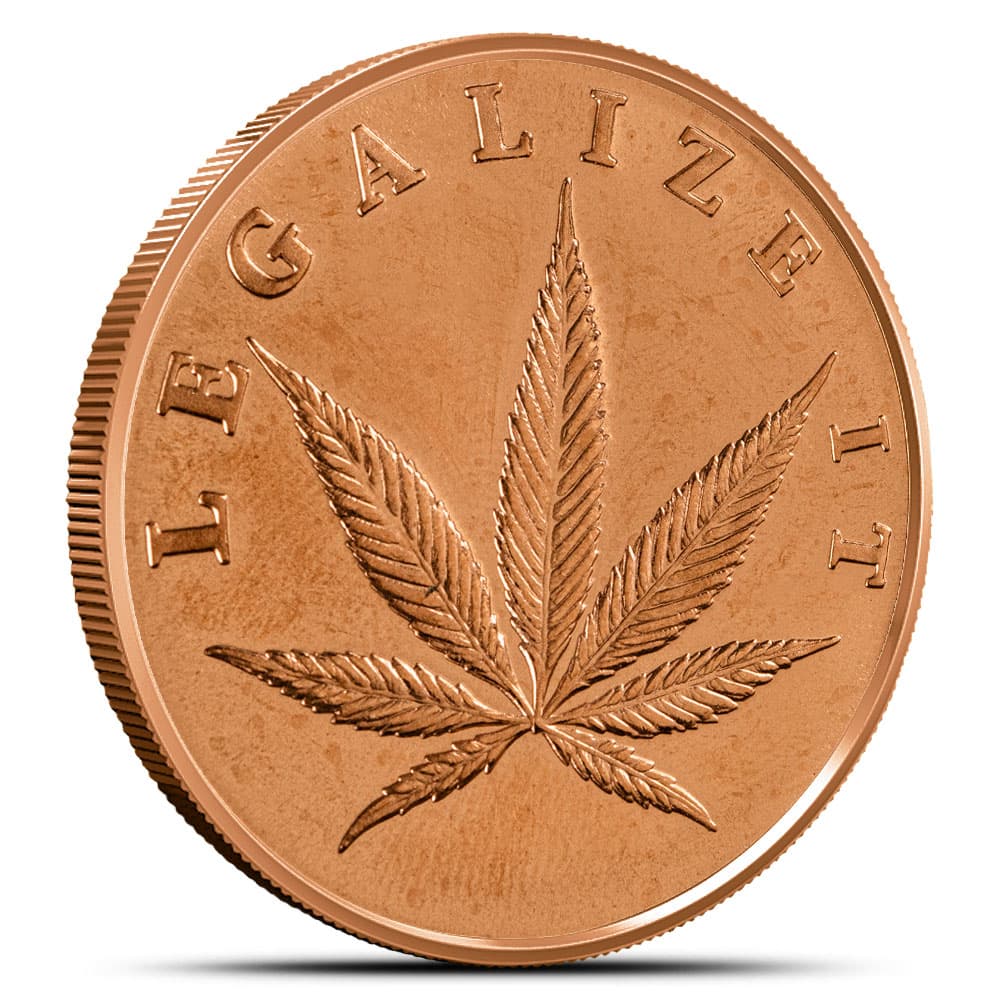 1 oz Copper Legalize It Round (New)