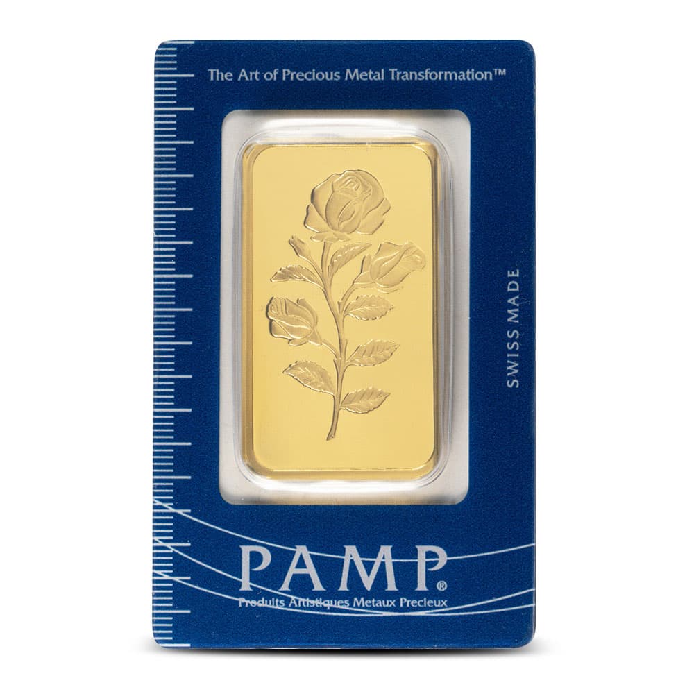 50 Gram PAMP Suisse Rosa Gold Bar (New w/ Assay)