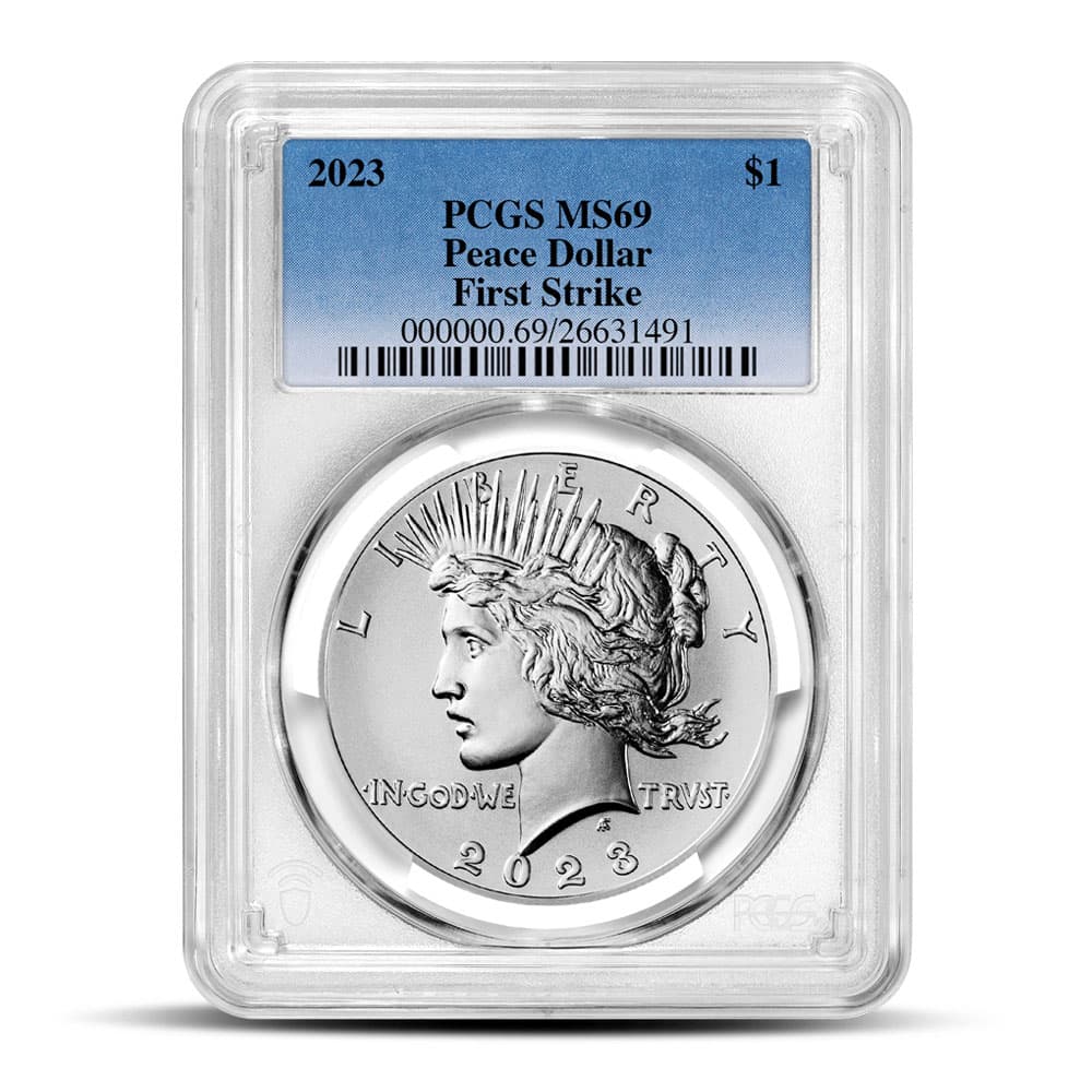 2023 Peace Silver Dollar PCGS MS69 FS