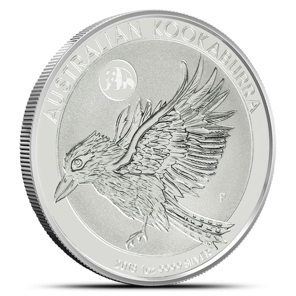 1 oz Australian Silver Kookaburra Coin (Varied Condition, Varied Privy, Random Year)