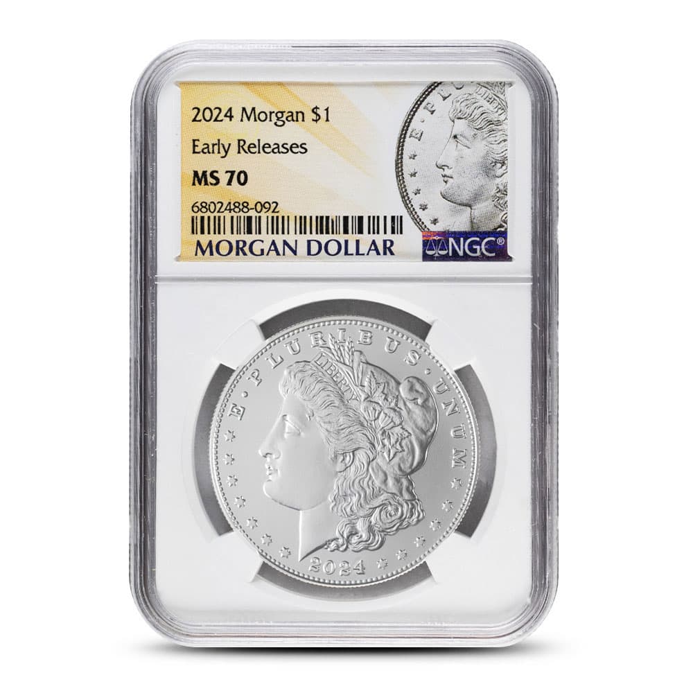 2024 Morgan Silver Dollar Coin NGC MS70 ER