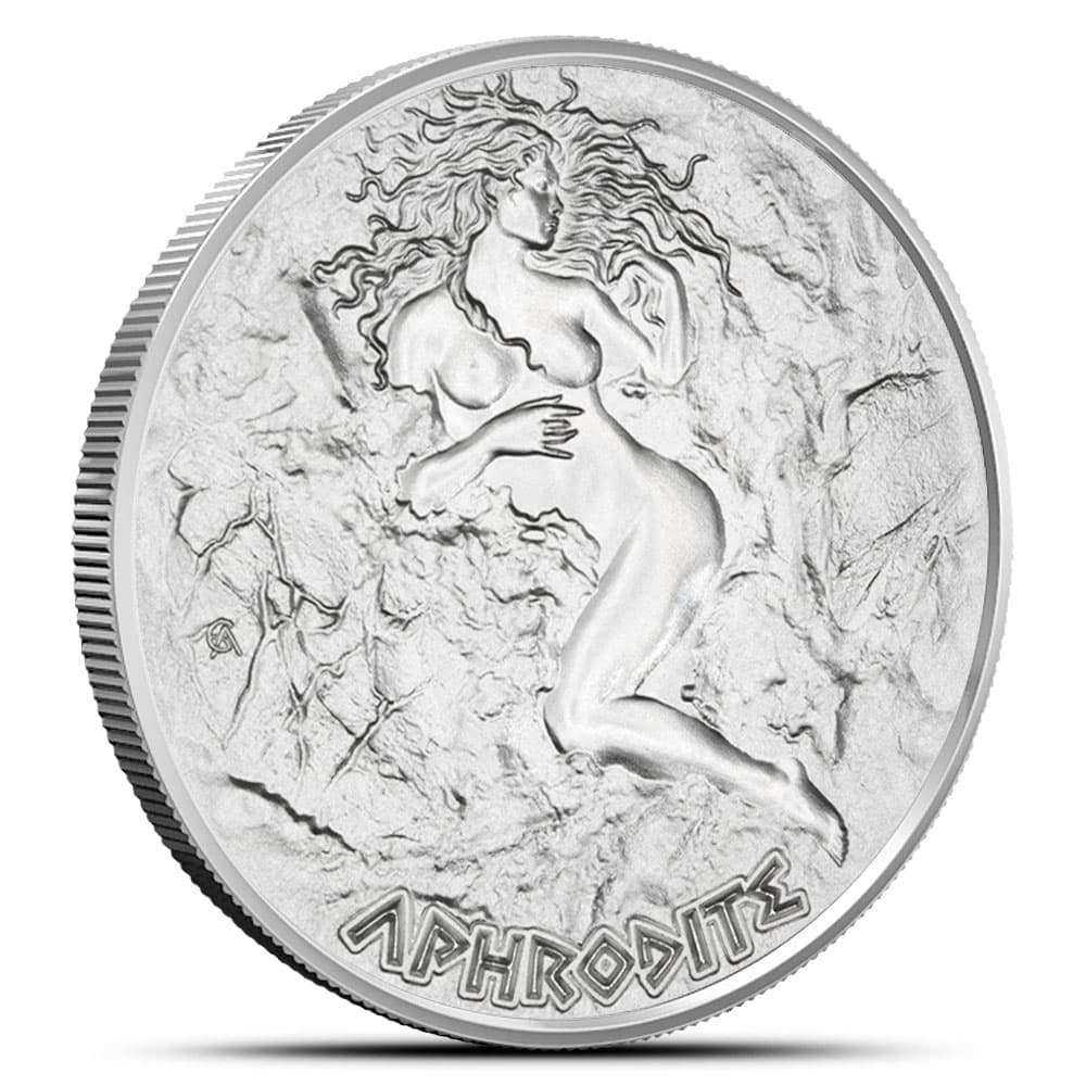 1 oz Greek Mythology Aphrodite Silver Round (New)