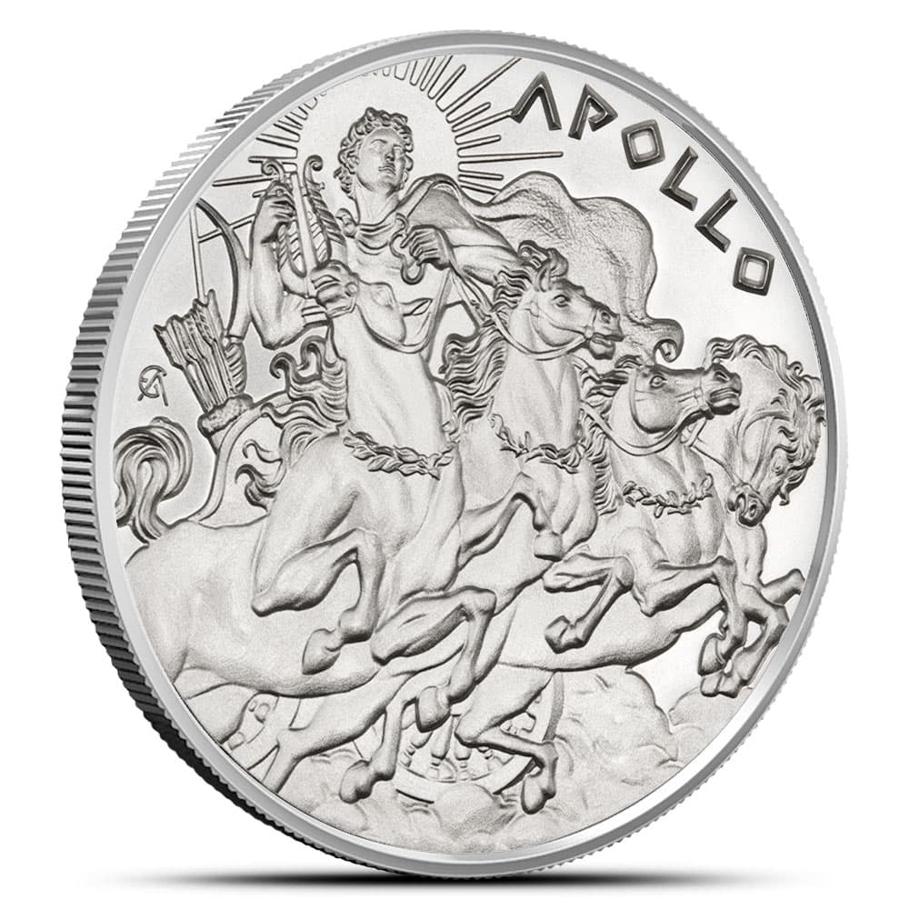 1 oz Greek Mythology Apollo Silver Round (New)