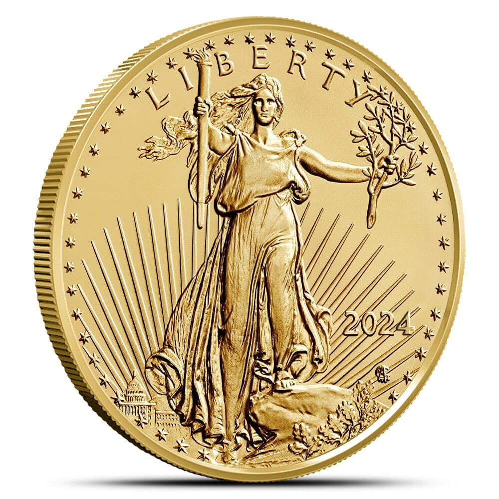 2024 1/2 oz American Gold Eagle Coin (BU)