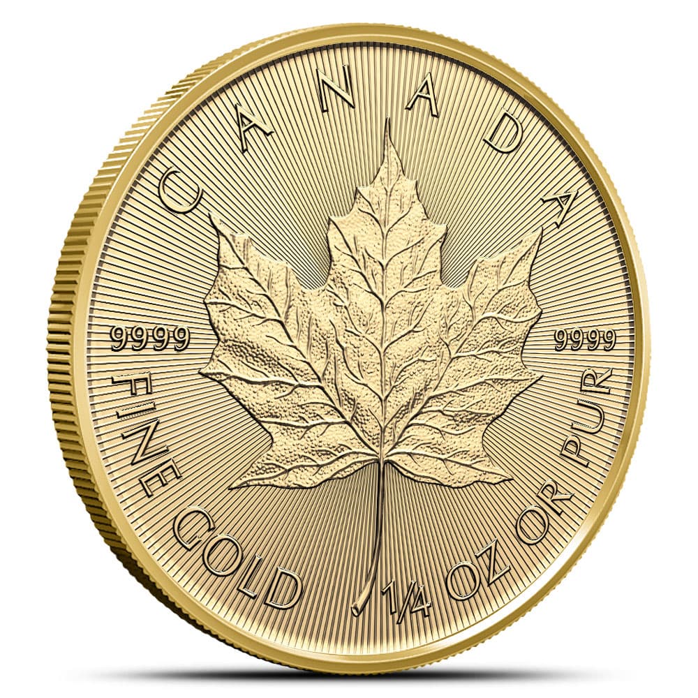 2025 1/4 oz Canadian Gold Maple Leaf Coin (BU) - Nov 6, 2024