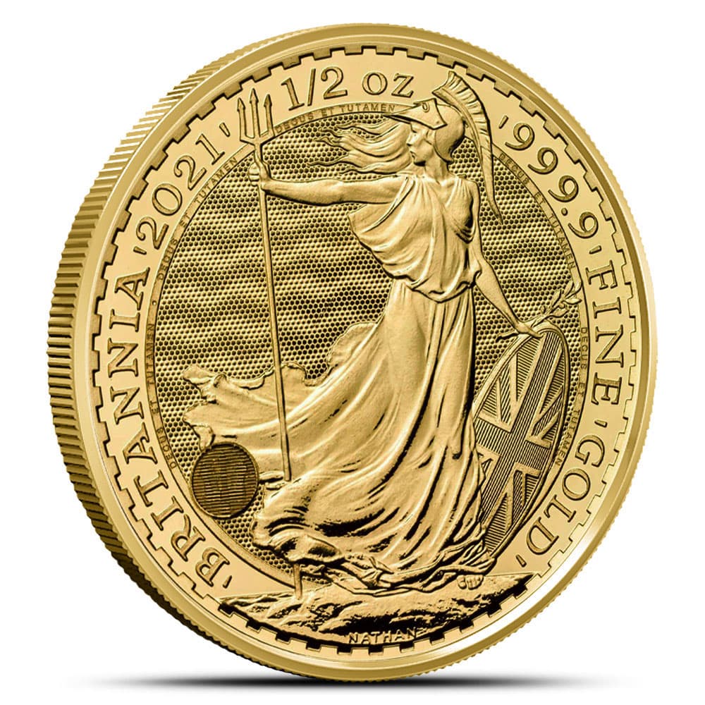 1/2 oz British Gold Britannia Coin (Random Year)