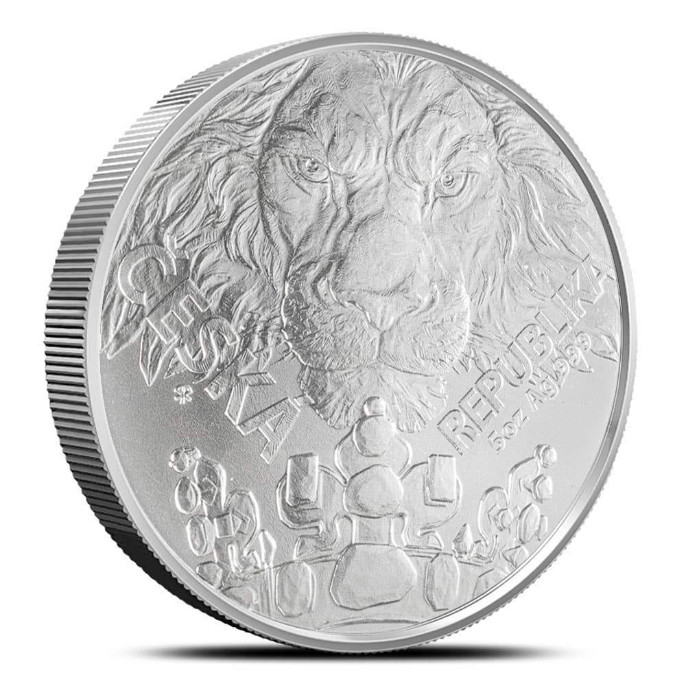 2023 5 oz Niue Czech Lion Silver Coin (BU)