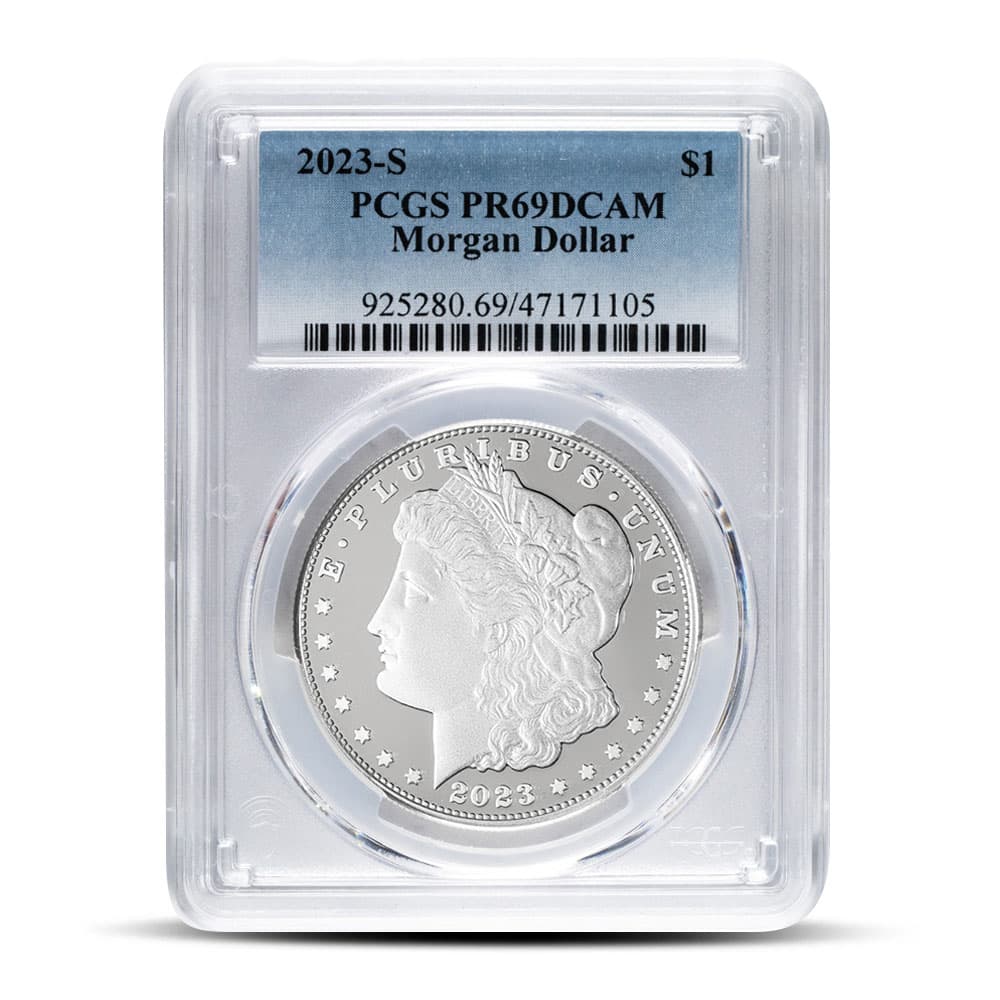 2023-S Proof Morgan Silver Dollar Coin PCGS PR69 DCAM