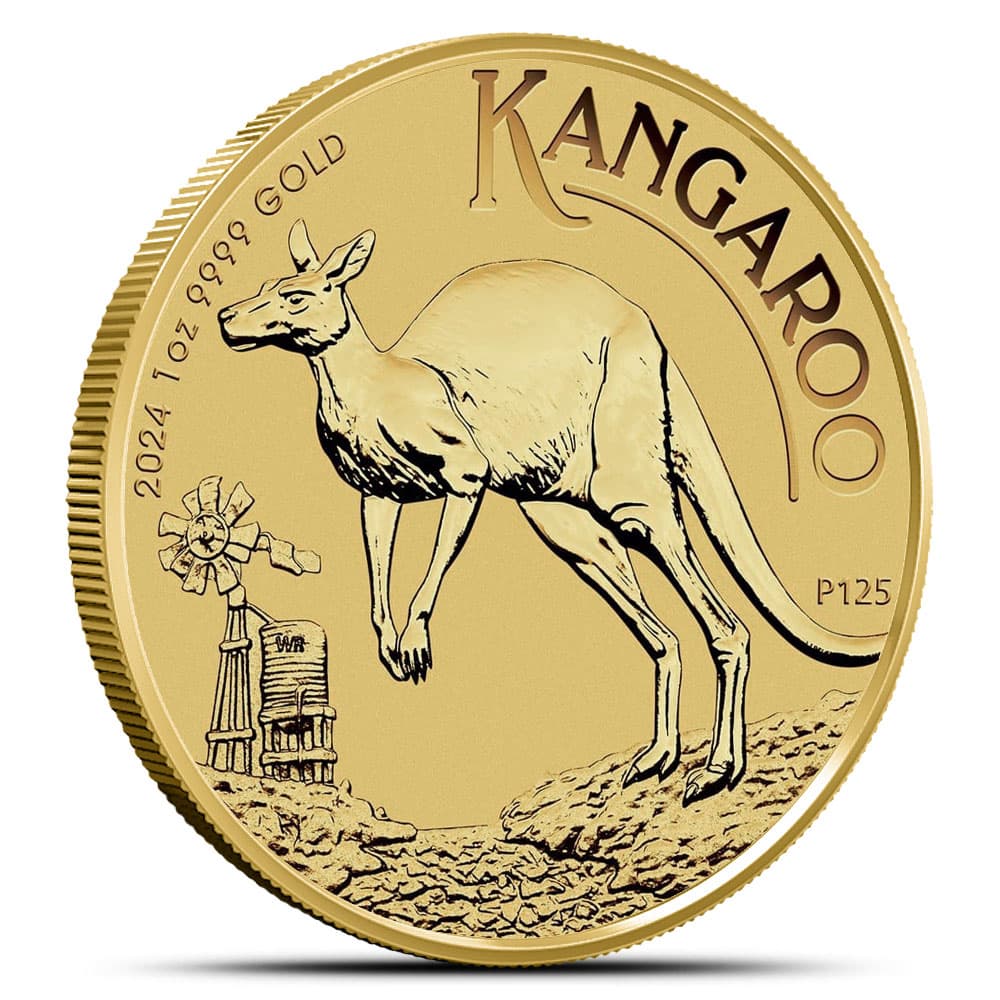 2024 1 oz Australian Gold Kangaroo Coin (BU)