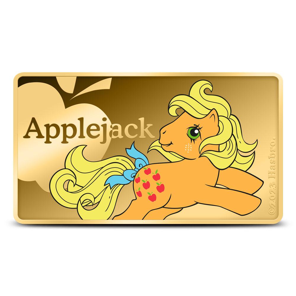 2024 1/200 oz Proof Colorized Samoa Gold My Little Pony Applejack Coin (Folder + CoA)