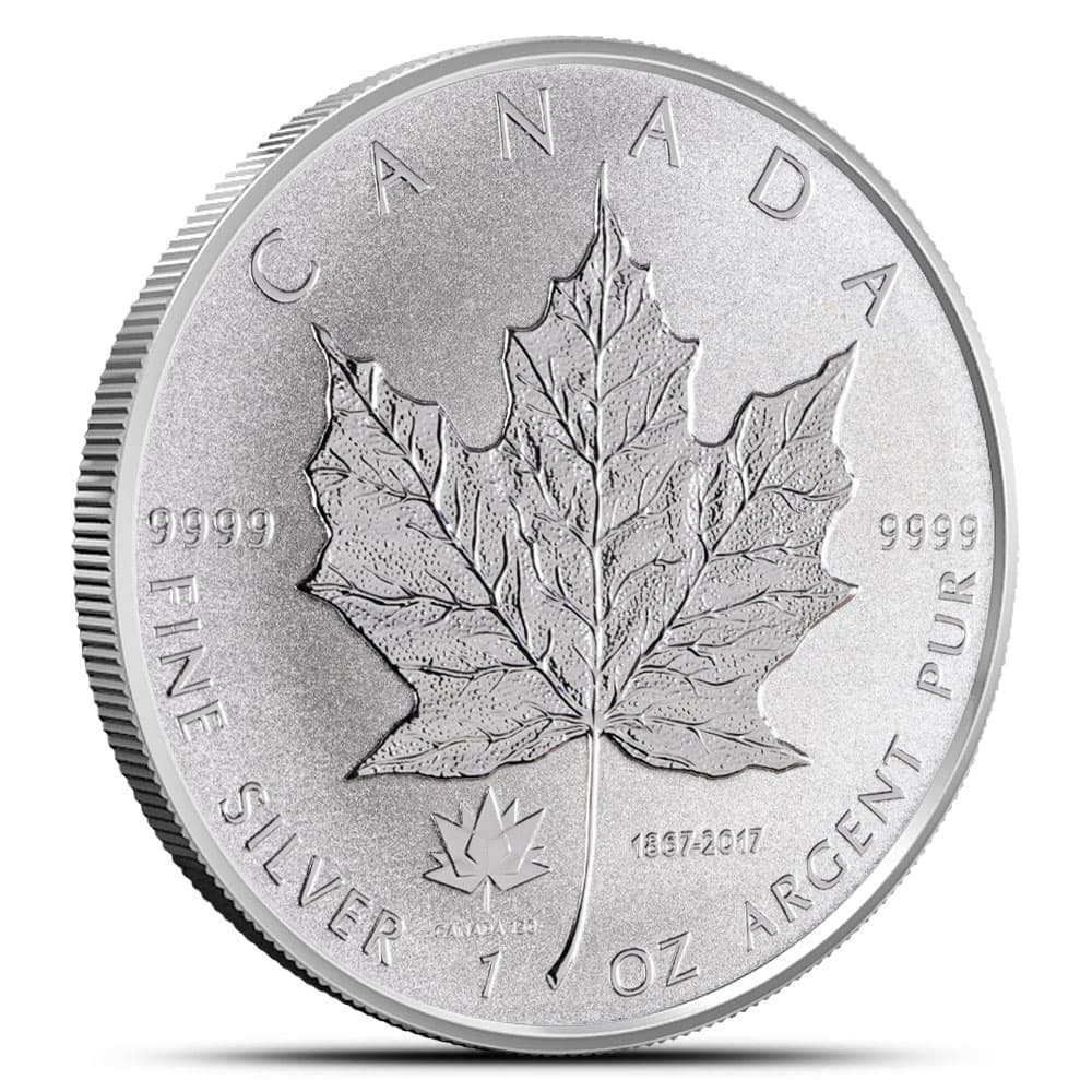 2017 1 oz 150th Anniversary Privy Canadian Silver Maple Leaf Coin (BU)