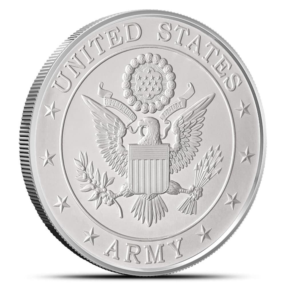 1 oz United States Armed Forces Army Silver Round (New)