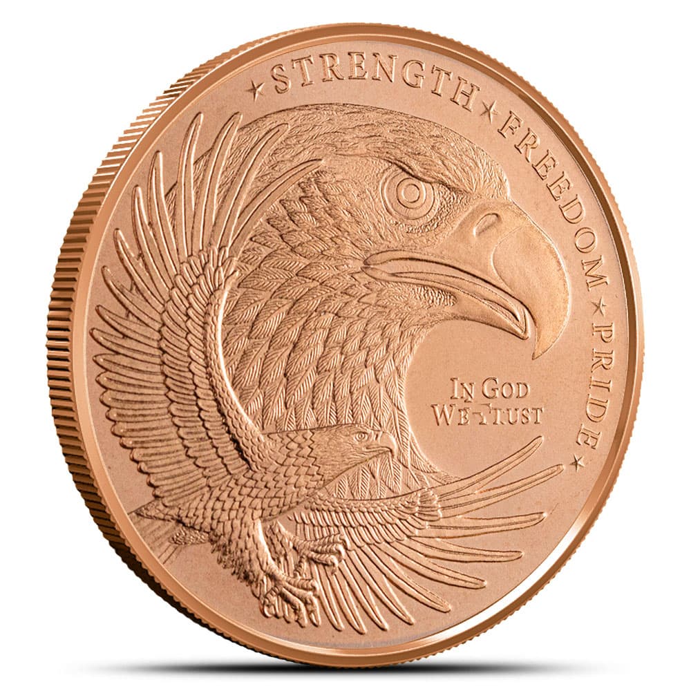 1 oz GSM Eagle Copper Round (New)