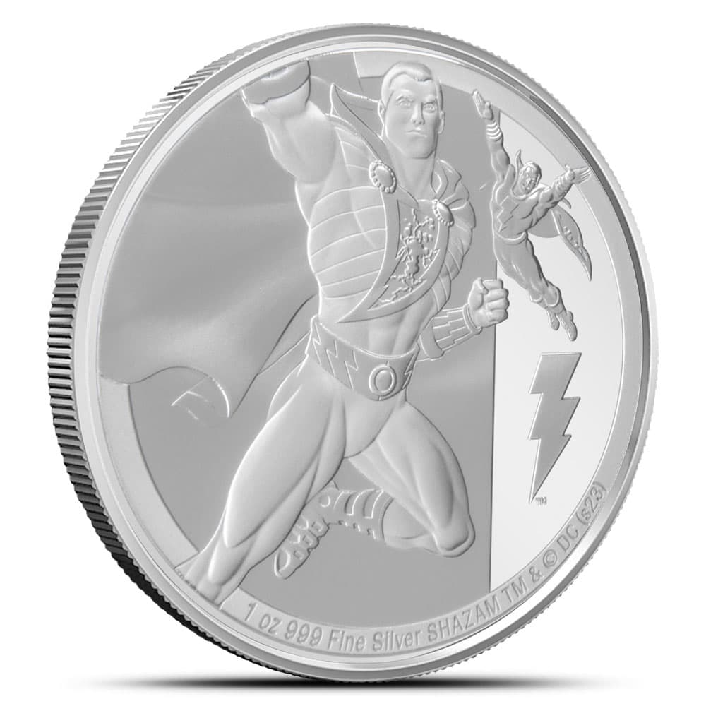 2023 1 oz Proof Niue Silver Classic Superhero Shazam Coin (Box + CoA)