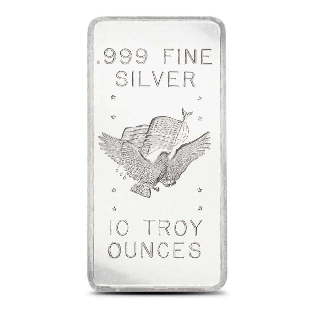 10 oz U.S. Assay Office Silver Bar