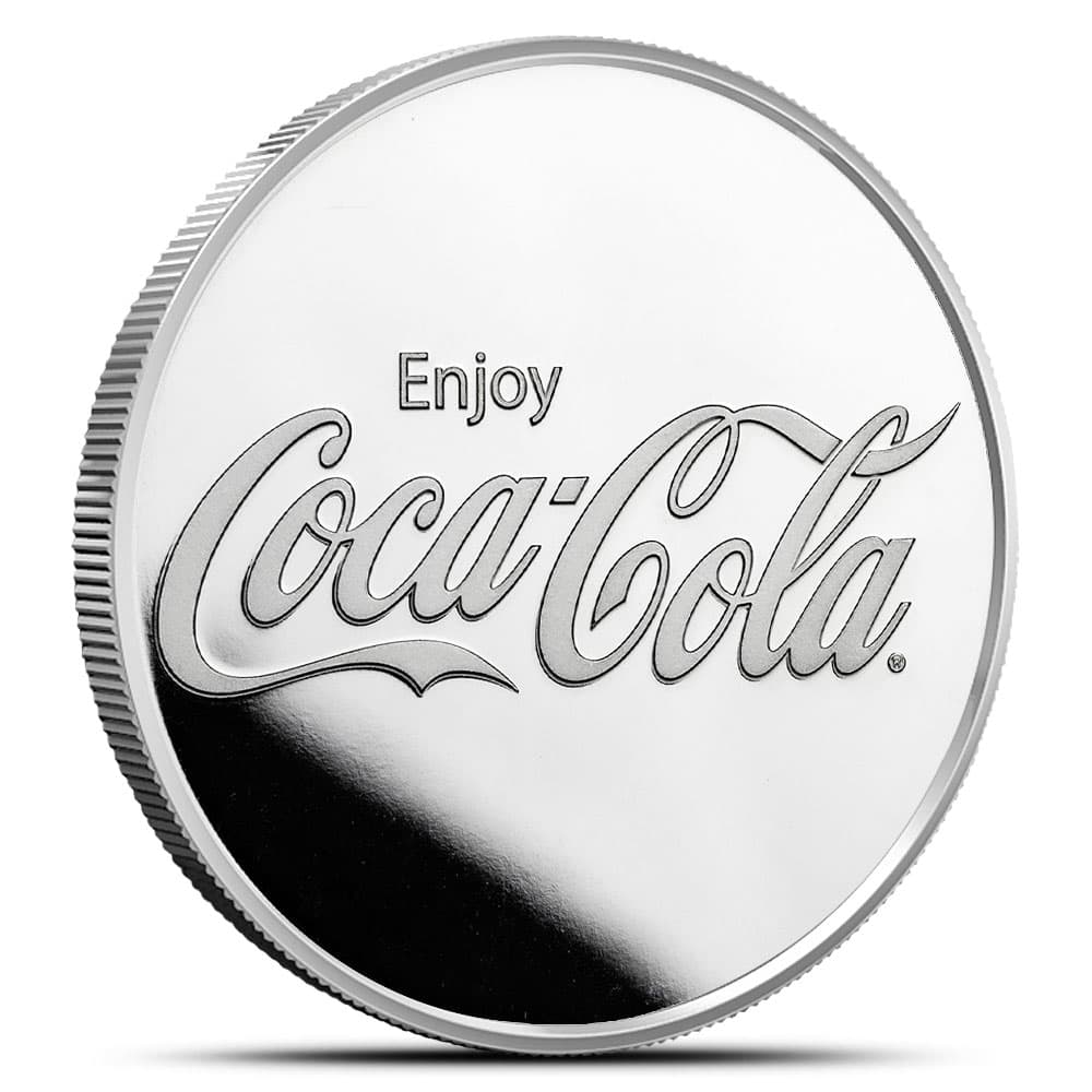 1 oz Coca-Cola Silver Round (New)