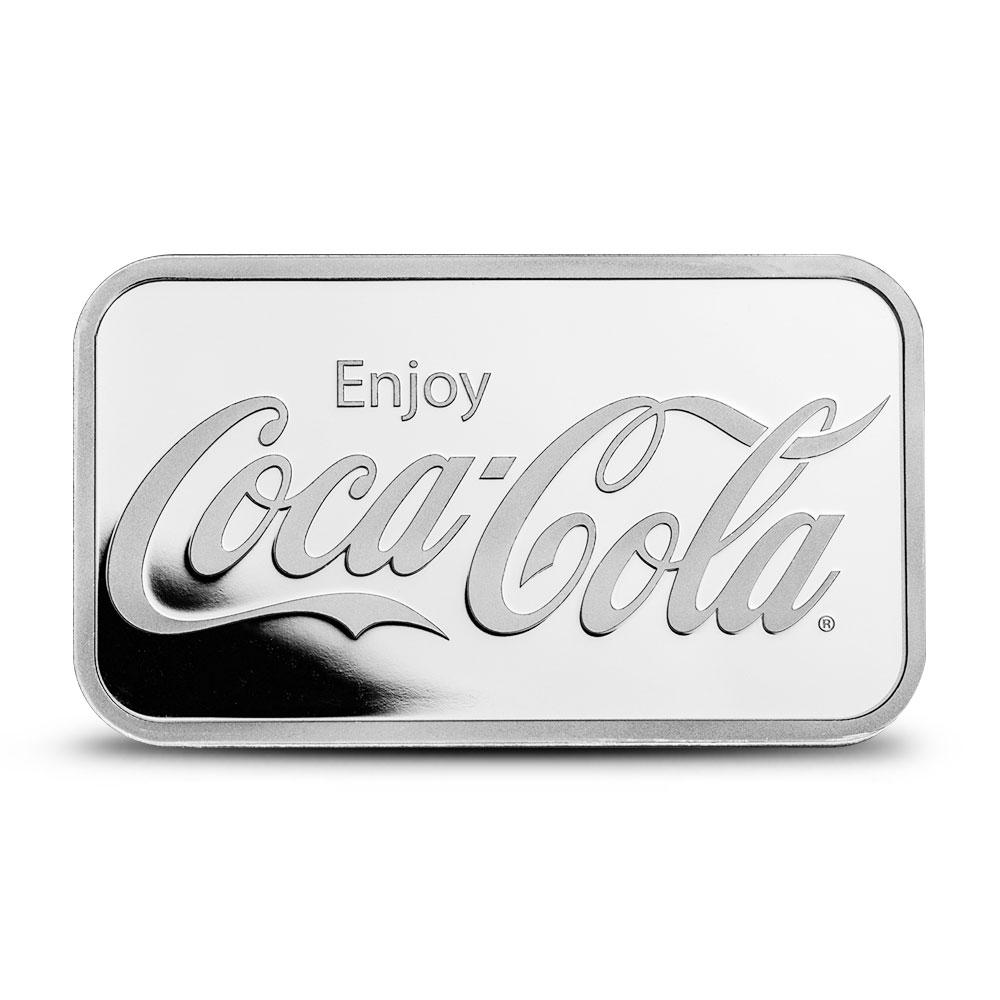 1 oz Coca-Cola Silver Bar (New)