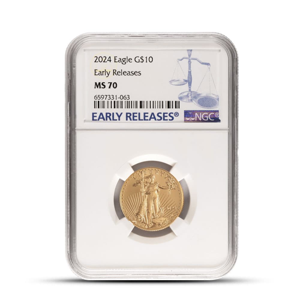 2024 1/4 oz American Gold Eagle Coin NGC MS70 ER