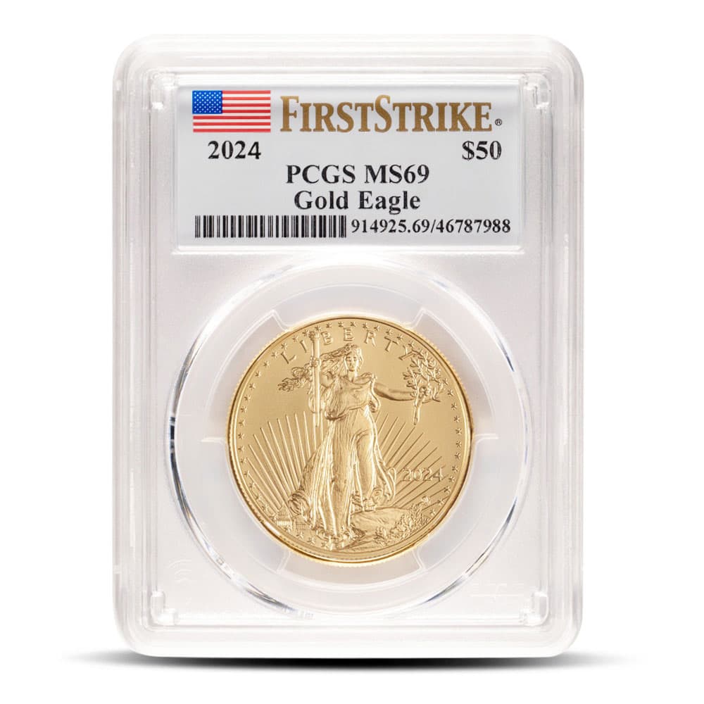 2024 1 oz American Gold Eagle Coin PCGS MS69 FS