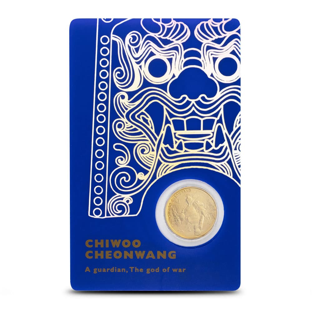 2023 1/10 oz South Korean Chiwoo Cheonwang Gold Medallion (Blue)