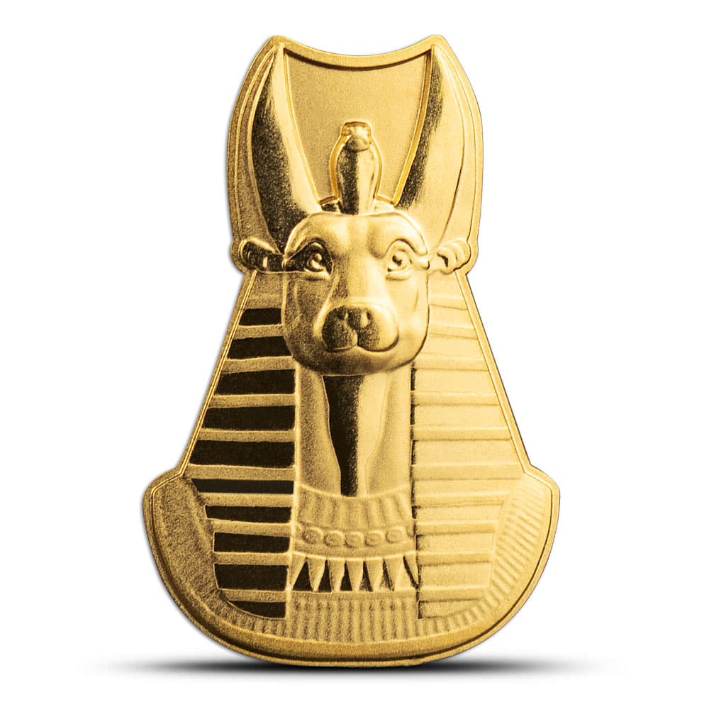 2024 1 Gram Samoa Anubis Shaped Gold Coin (Proof-Like)