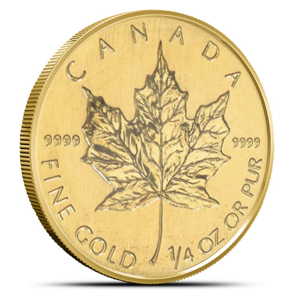 2005 1/4 oz Canadian Gold Maple Leaf Coin