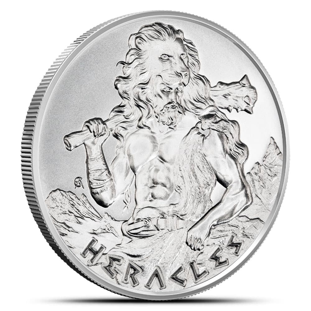 1 oz Greek Mythology Heracles Silver Round (New)