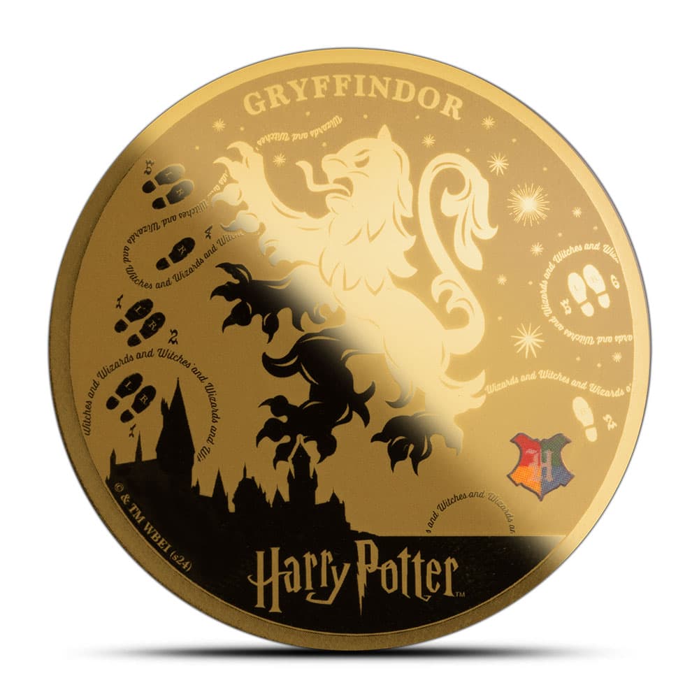 2024 1/200 oz Samoa Gold Gryffindor Coin (Proof-Like)