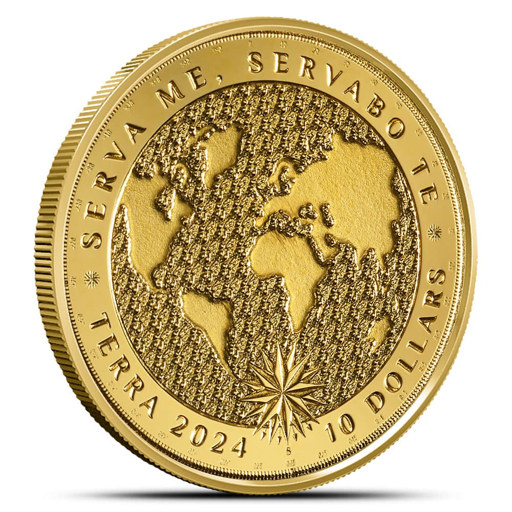 2024 1/10 oz Tokelau Gold Terra Coin (Proof-Like)