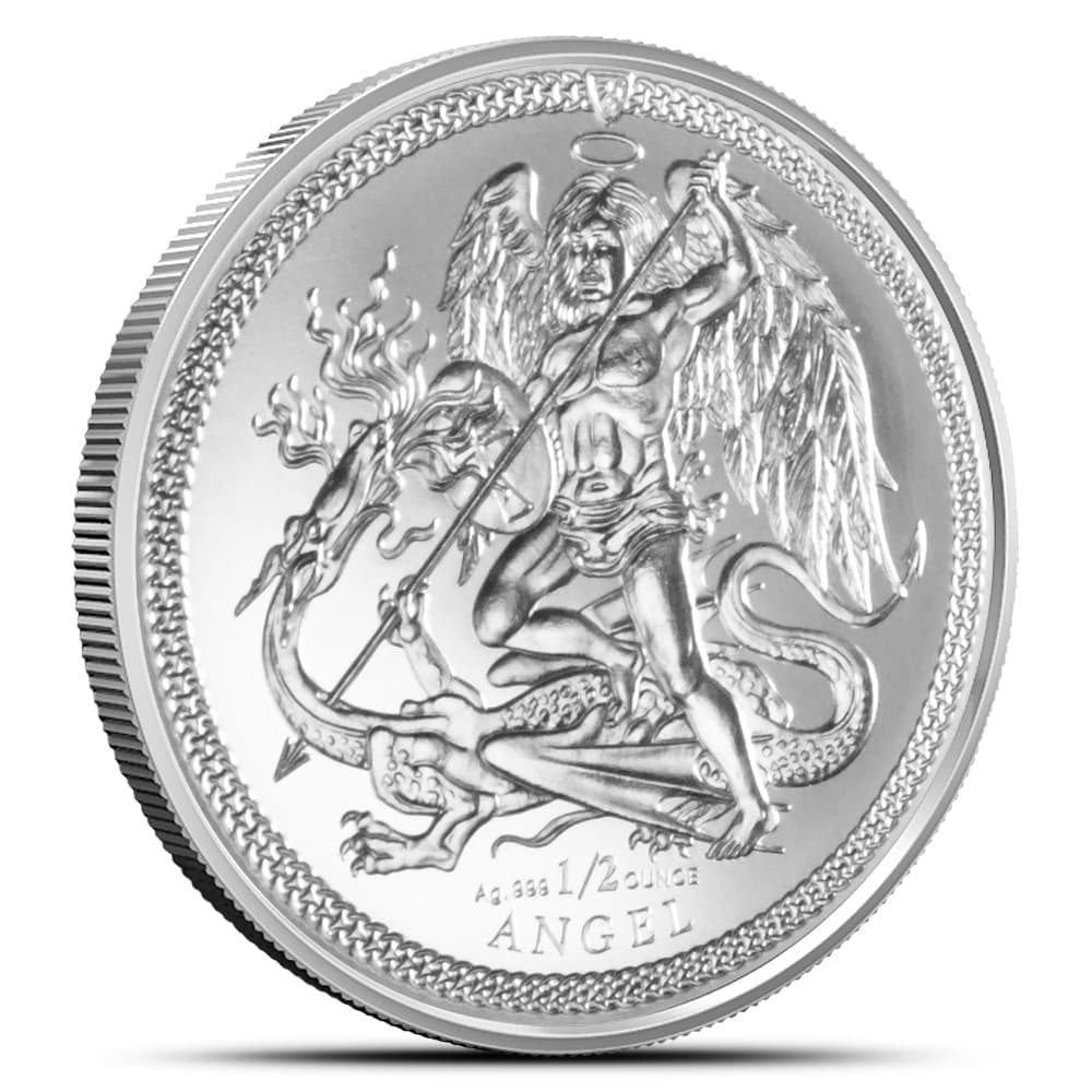 2024 1/2 oz Proof Isle of Man Silver Angel Coin